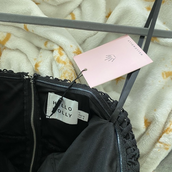 NWT hello molly black strapless dress - Picture 5 of 5